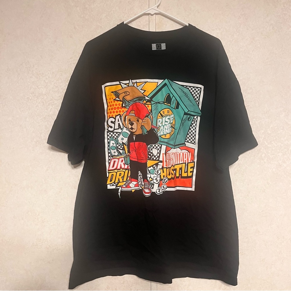 Hustle Black Logo‎ Graphic Tee
